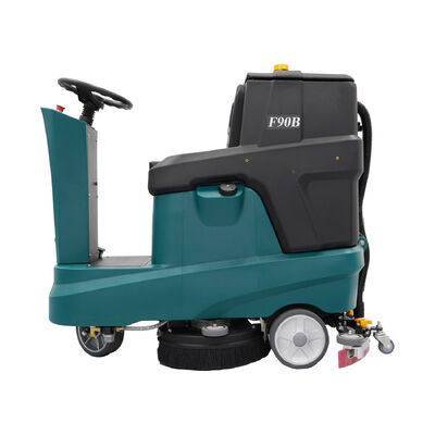 Good price Electric Drivable Commercial Ride On Floor Scrubber For Tile Floors 1100W online