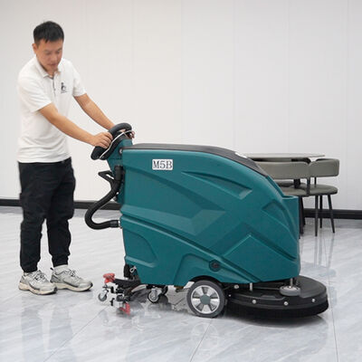 Good price Industrial Walk Behind Floor Scrubber 83AH Battery Mechanical Design online