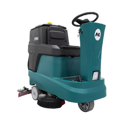 Good price 350mm Dual Brush Ride On Floor Scrubber Sweeper Equipment For Hotels online