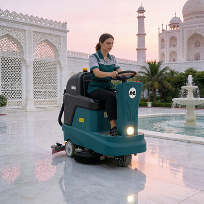 Good price Industrial Ride On Scrubber with LED Lights Deep Cleaning for Large Areas online