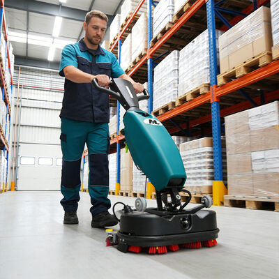 Good price 5.1L Solution Tank Mini Floor Scrubber 330rpm Brush Speed Ideal for Restaurants online