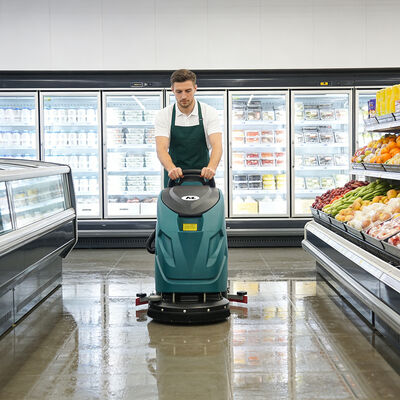 Good price Walk Behind Floor Scrubber with 800mm Squeegee 50L 13.2Gal Solution Tank online