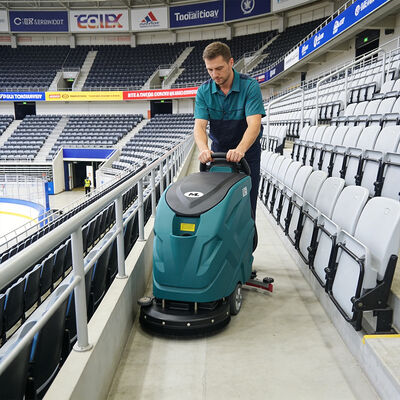 Good price Compact Walk Behind Floor Scrubber 560mm, 155rpm Brush Speed for Indoor and Outdoor Use online